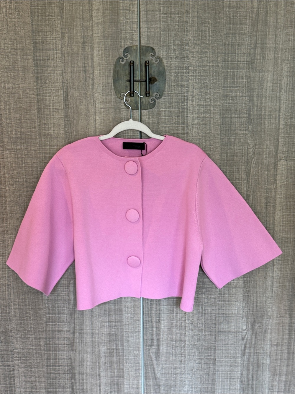 Zara Cardigan With Covered‎ Front Button